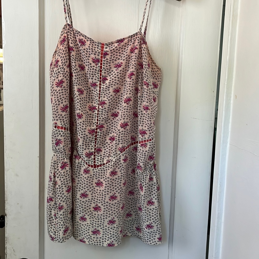 Silk Floral Bouquet Top with "Lattice Threading" by JMM
